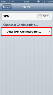 Add VPN Configuration...