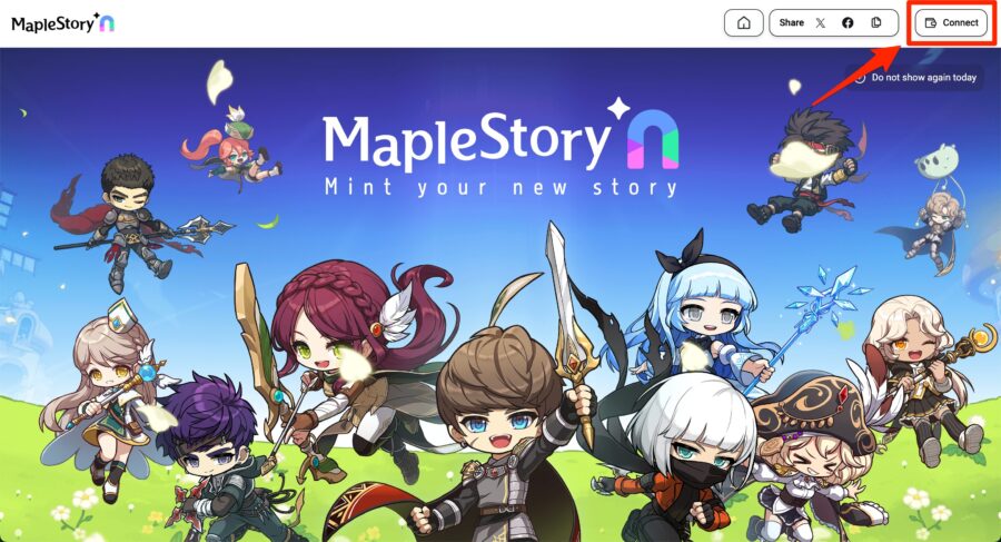 メイプルストーリーNの公式サイト