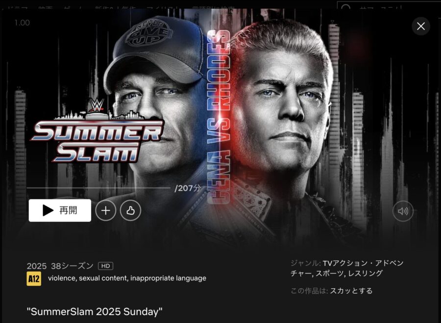 WWEサマースラム2025