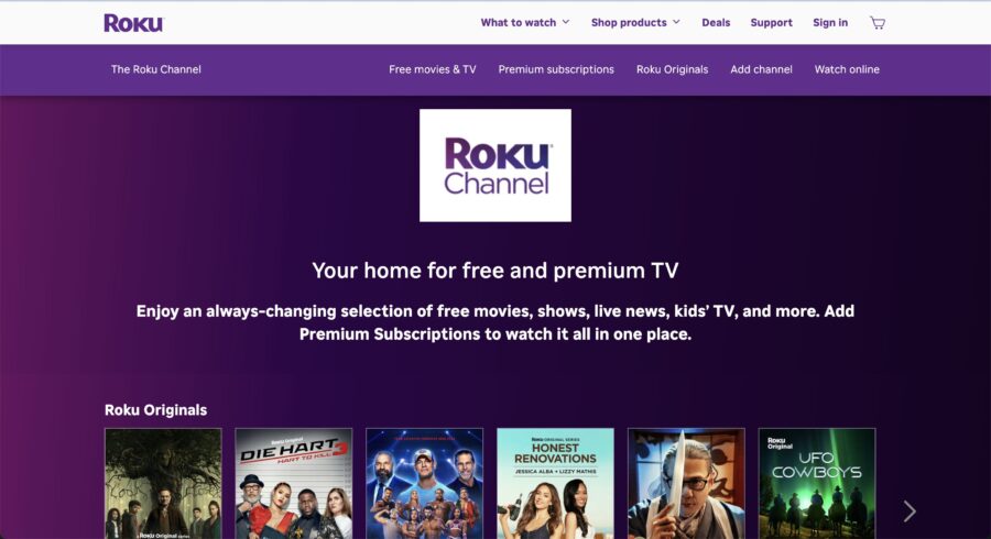 VPNでアメリカサーバーに繋ぐとRoku Channelを見れる