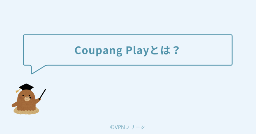 Coupang Play（クーパンプレイ）とは？基本情報と特徴