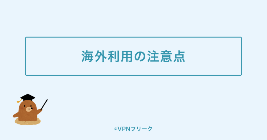 海外でワクワクメールを使うときの注意点