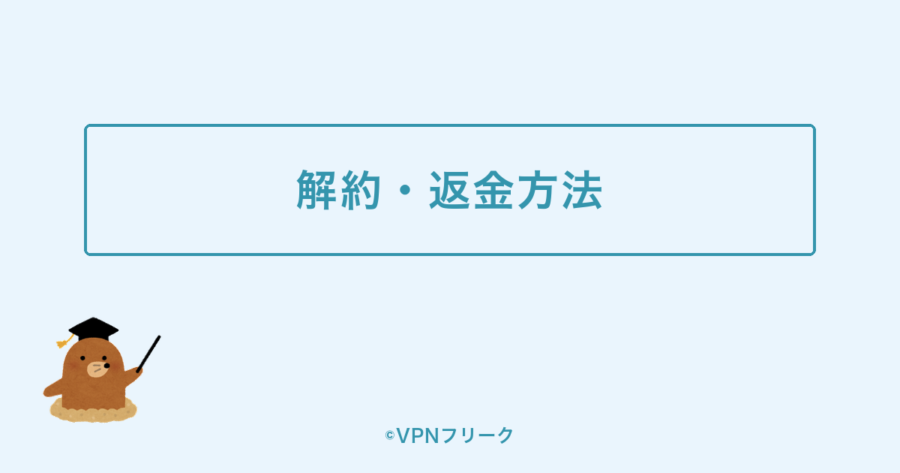 hide.me VPNの解約・返金方法の解説画像