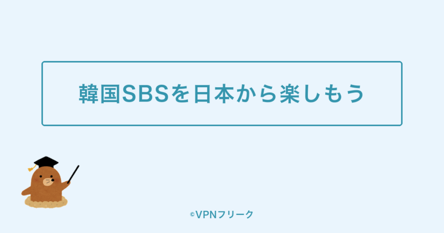 まとめ:韓国SBSを日本から視聴しよう