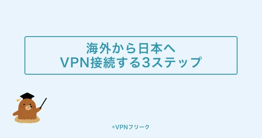 海外から日本へVPN接続する方法【スマホ・PC】