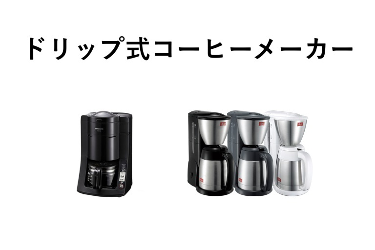 ドリップ式コーヒーメーカー