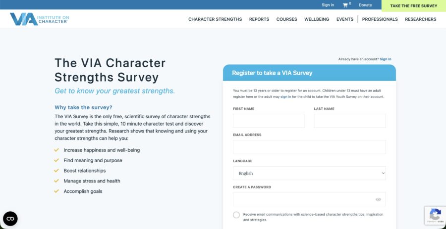 VIA-IS（VIA強み測定ツール）