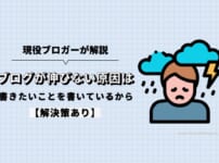 ブログが伸びない原因は、書きたいことを書いているから【解決策あり】